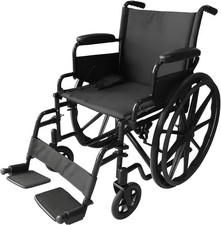 SEDIA A ROTELLE IN ACCIAIO